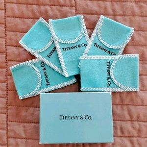 Tiffany & Co five jewelry bags with box